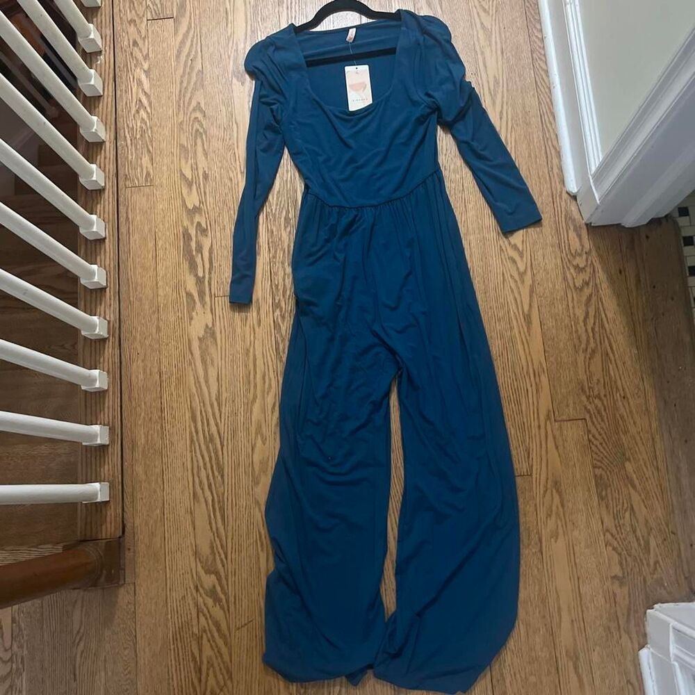Chickidee Women's Blue and Navy Jumpsuit